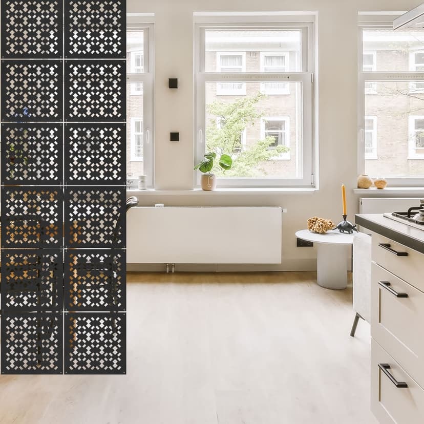 Divisorio, divisorio con motivo geometrico - MDF