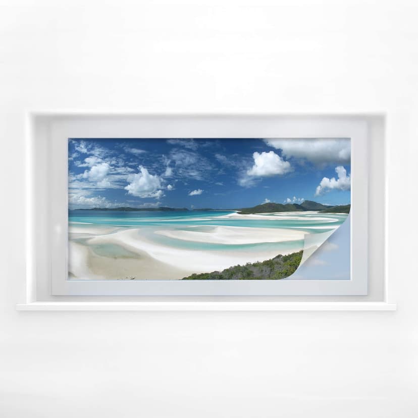 Pellicola adesiva per vetri - Whitehaven Beach (panoramica)