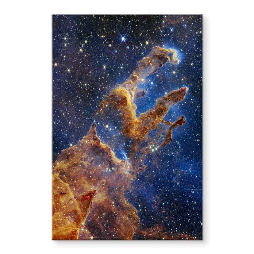 Stampa su vetro acrilico Telescopio James Webb - I pilastri della creazione