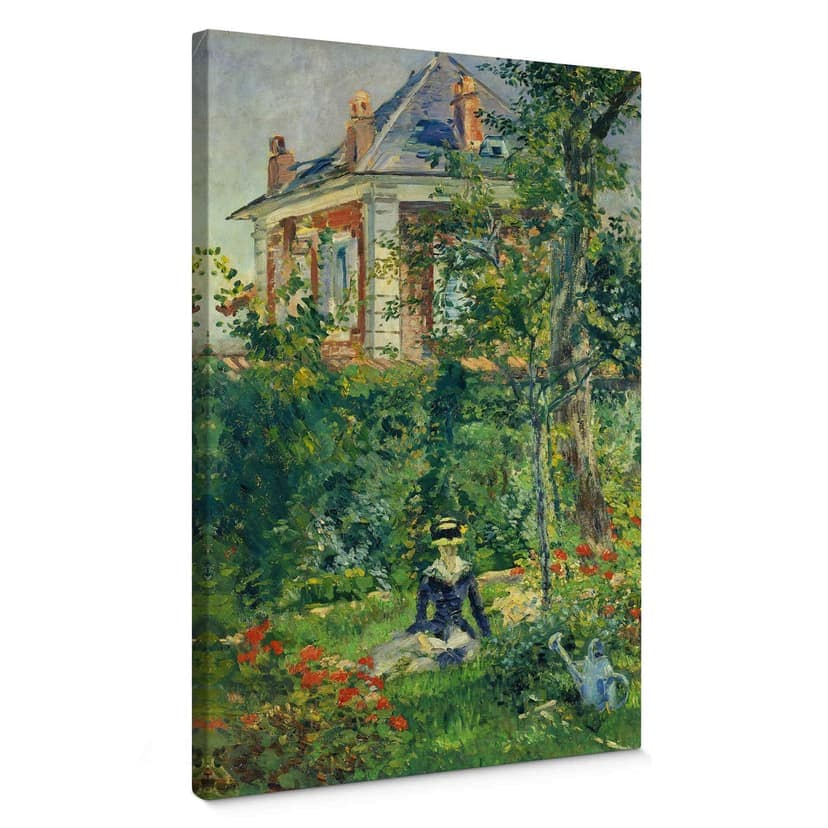 Stampa su tela - Manet - Marguerite nel giardino di Bellevue