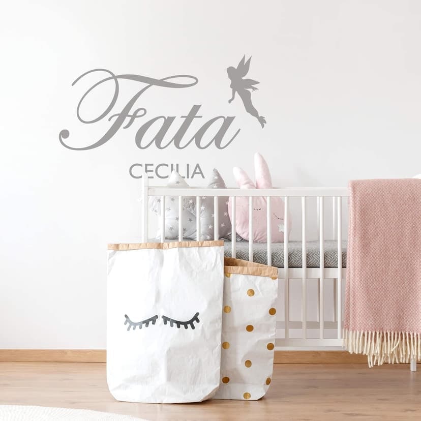 Adesivo murale + Nome Fata