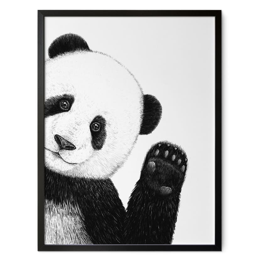 Poster Panda ondeggiante - Korenkova