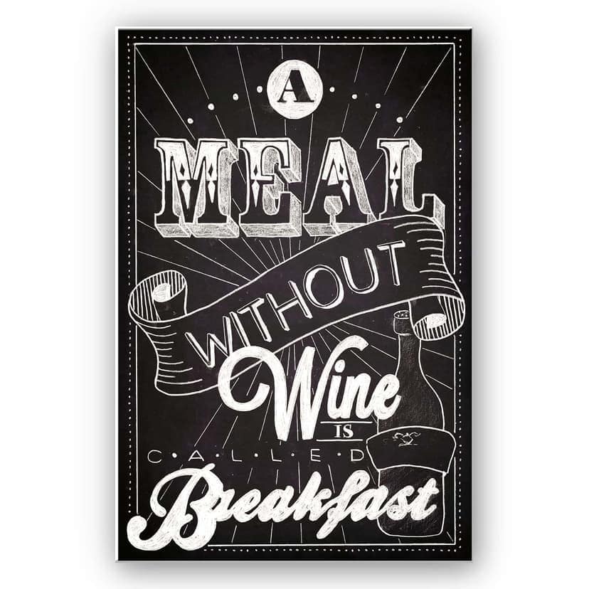 Stampa su Forex - A meal without wine