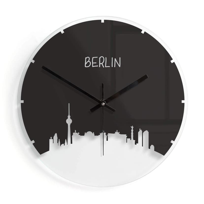 Orologio in vetro - Sykline Berlino