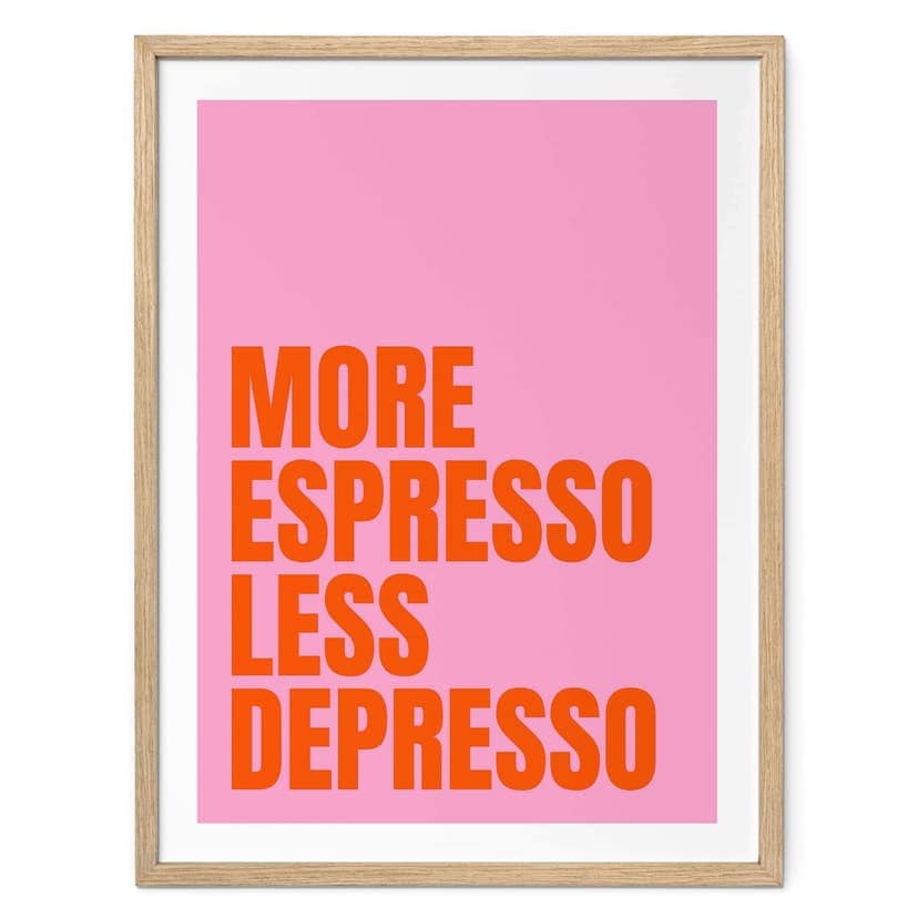 Poster più Espresso meno Depresso - Fritsch