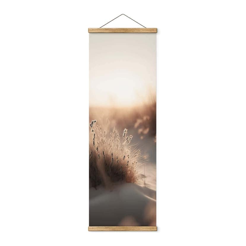 Poster tessile Treechild - Tramonto sulle dune