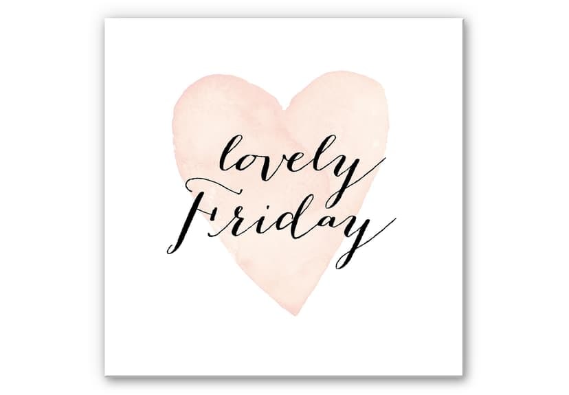 Stampa su Forex Confetti & Cream - Lovely Friday