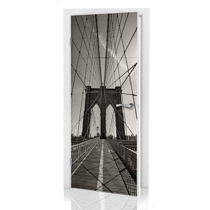 Adesivo per porta - Brooklyn Bridge
