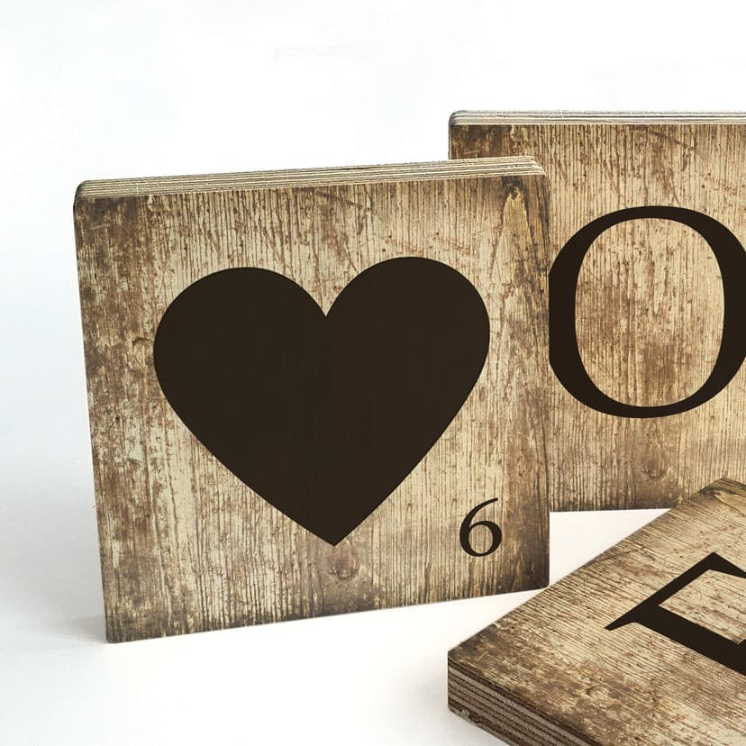 Tasselli in legno - Cuore