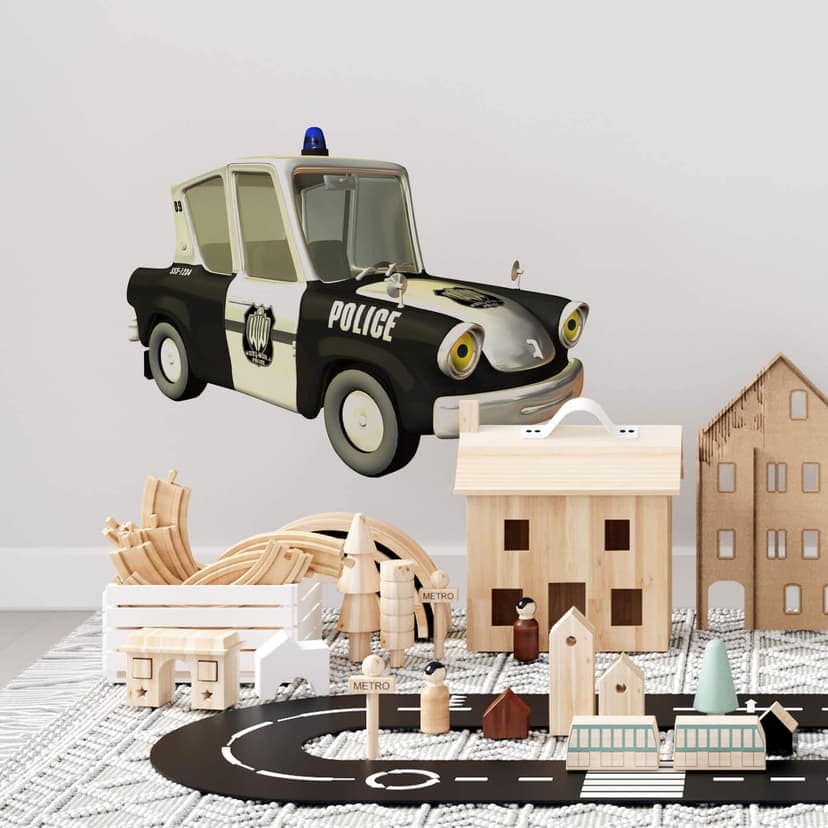 Adesivo murale - Auto della polizia