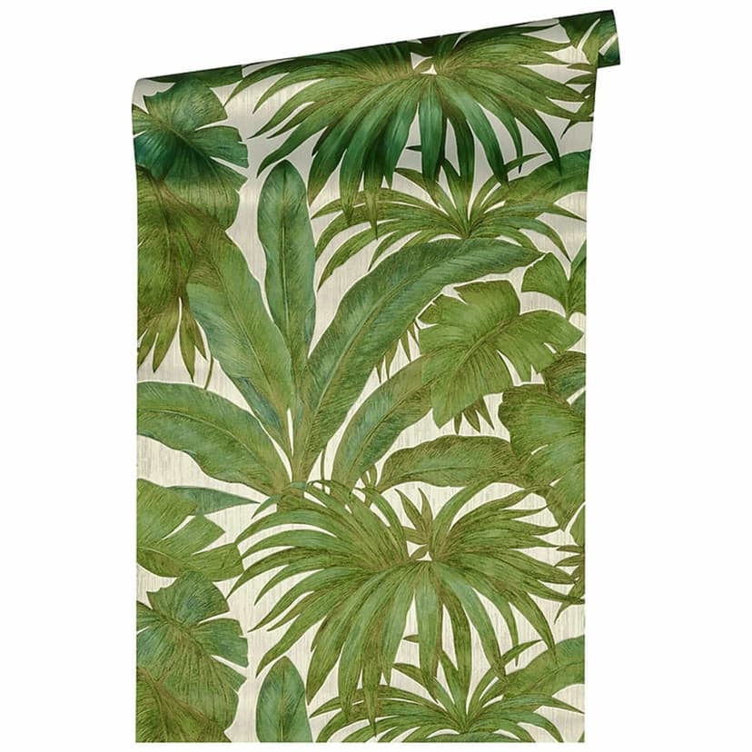 Versace Home Carta da Parati Beige, verde, metalizzato