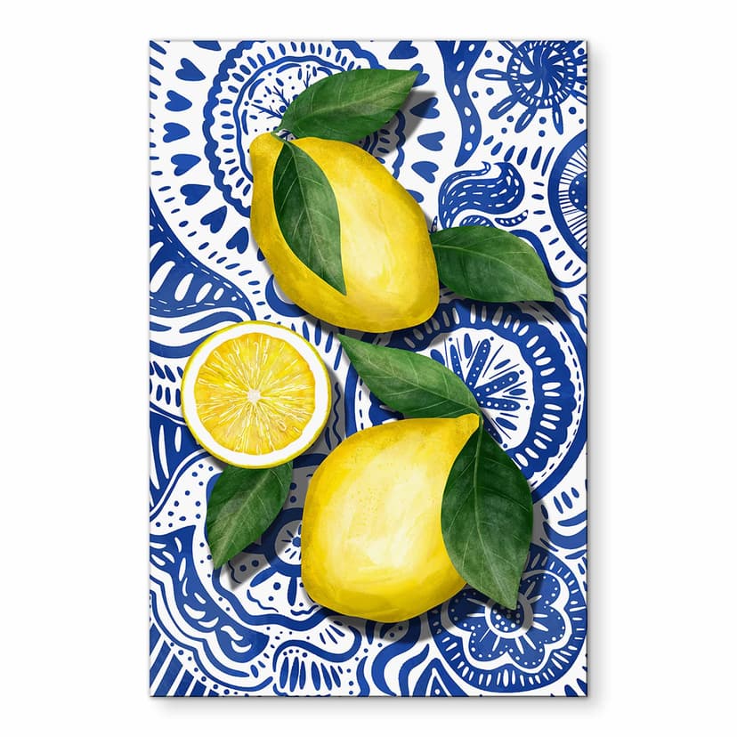 Stampe per pareti con limoni siciliani - EMELIEmaria - alluminio dibond