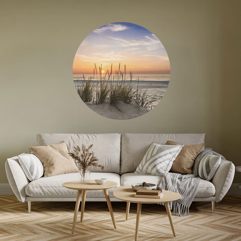 Adesivo murale Dune al tramonto