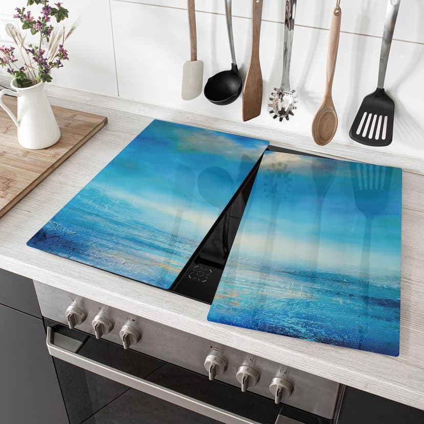 Piastra di copertura del fornello Endless expanse in blu - Schmucker