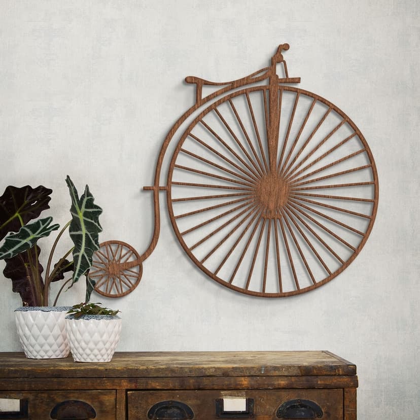 Decoro in legno – Bicicletta vintage