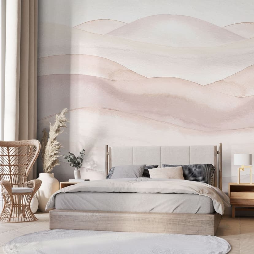 Fotomurale - Dolci colline in acquerello - Bloomery Decor