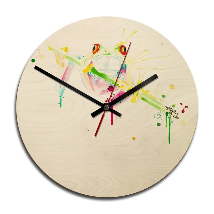 Orologio in legno Buttafly - Frog