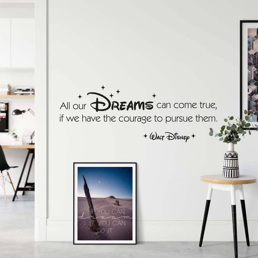 Adesivo murale - All our dreams can come true...