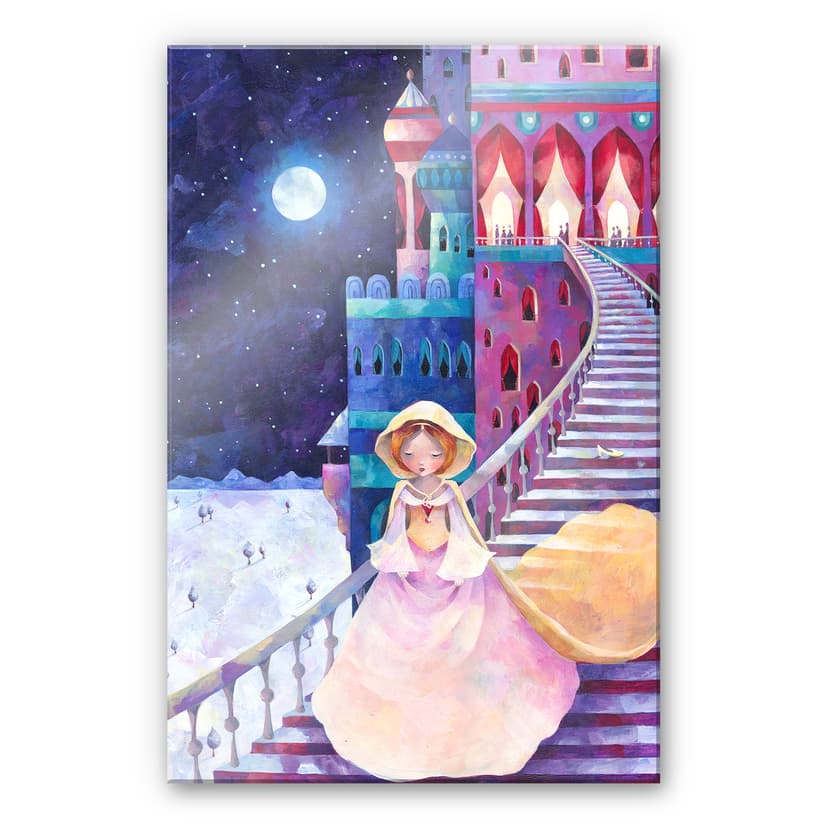 Stampa su vetro acrilico Blanz - Cenerentola