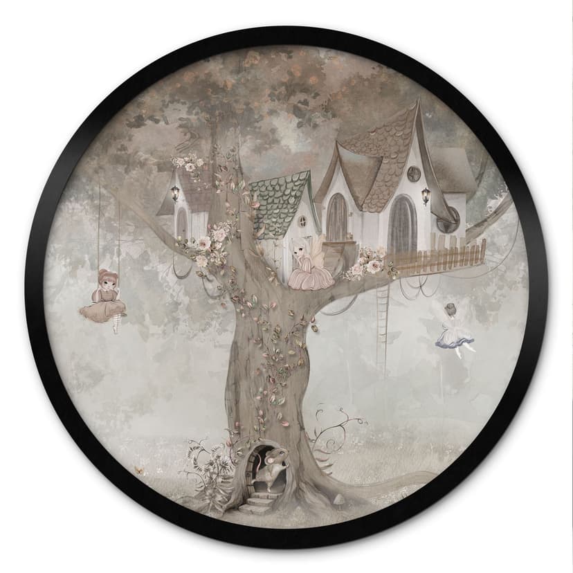 Poster La casa sull'albero con le fate - Ms Tiff - Rotondo