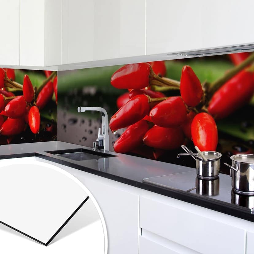 Rivestimento cucina - Peperoncini