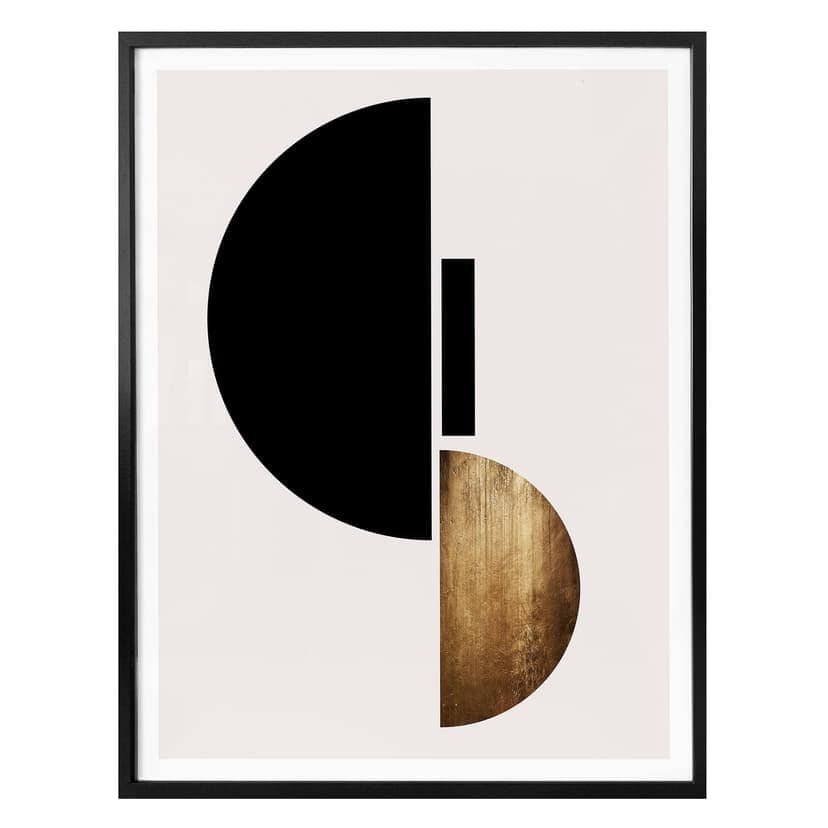 Poster Kubistika - Dorato