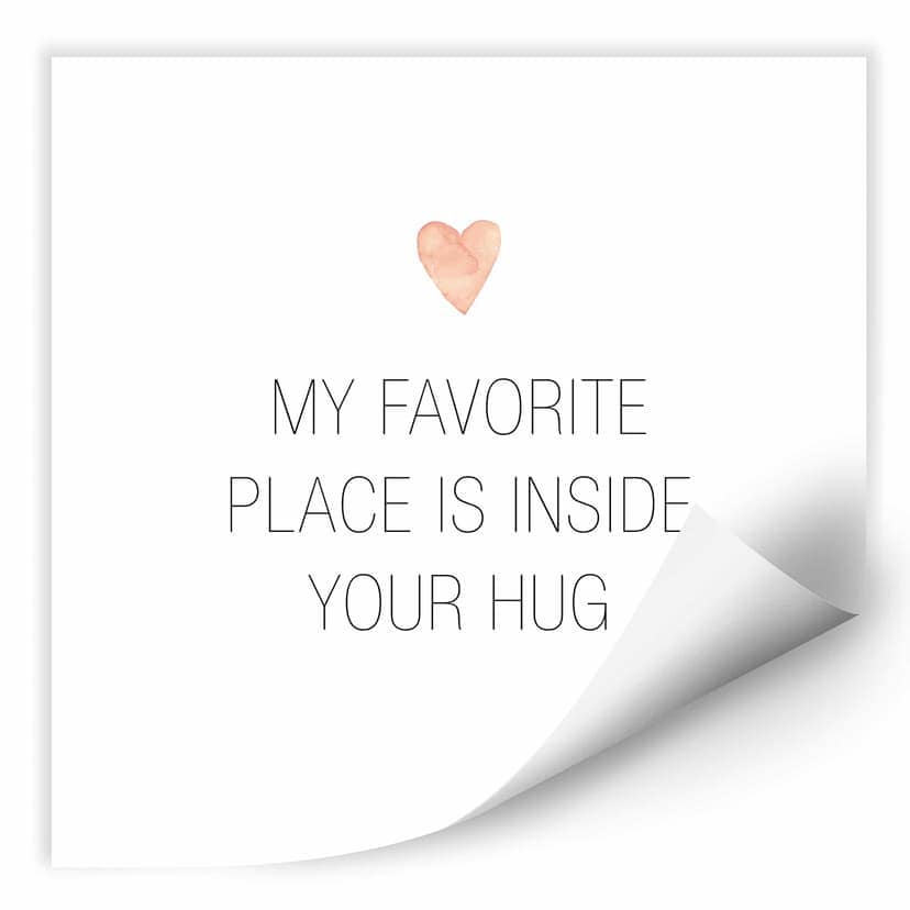 Wallprint Confetti & Cream - Favorite Place