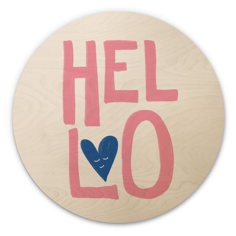 Stampa su legno Fritsch - Hello