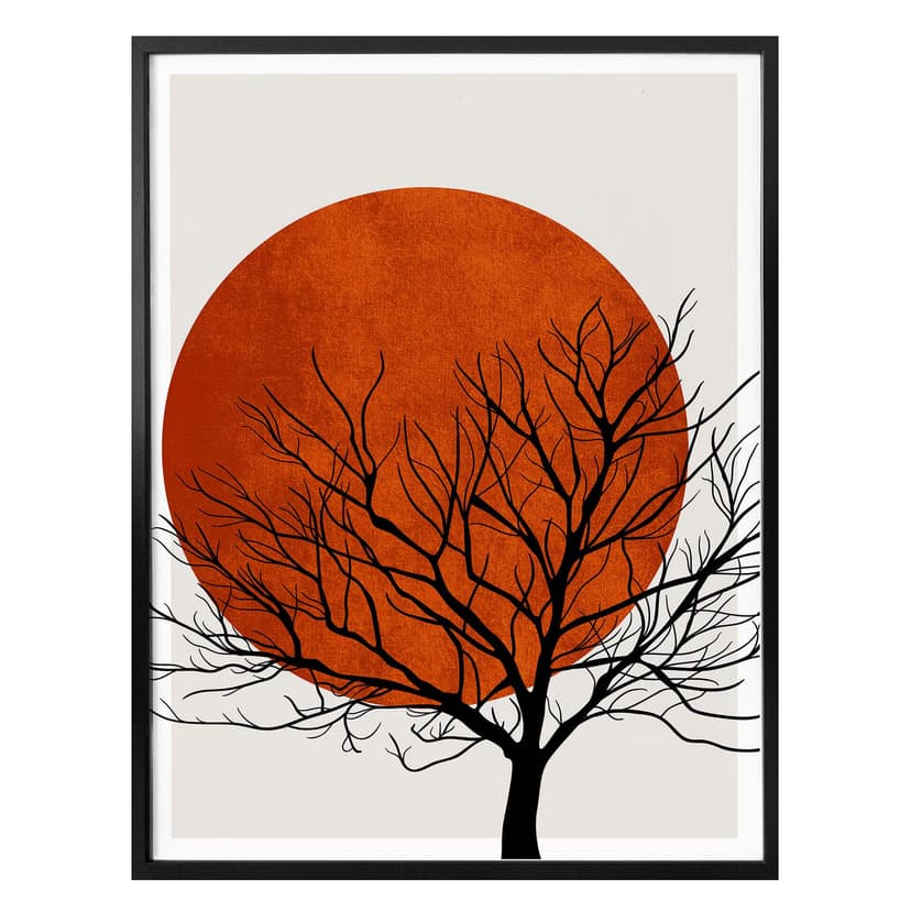 Poster Kubistika - Tramonto