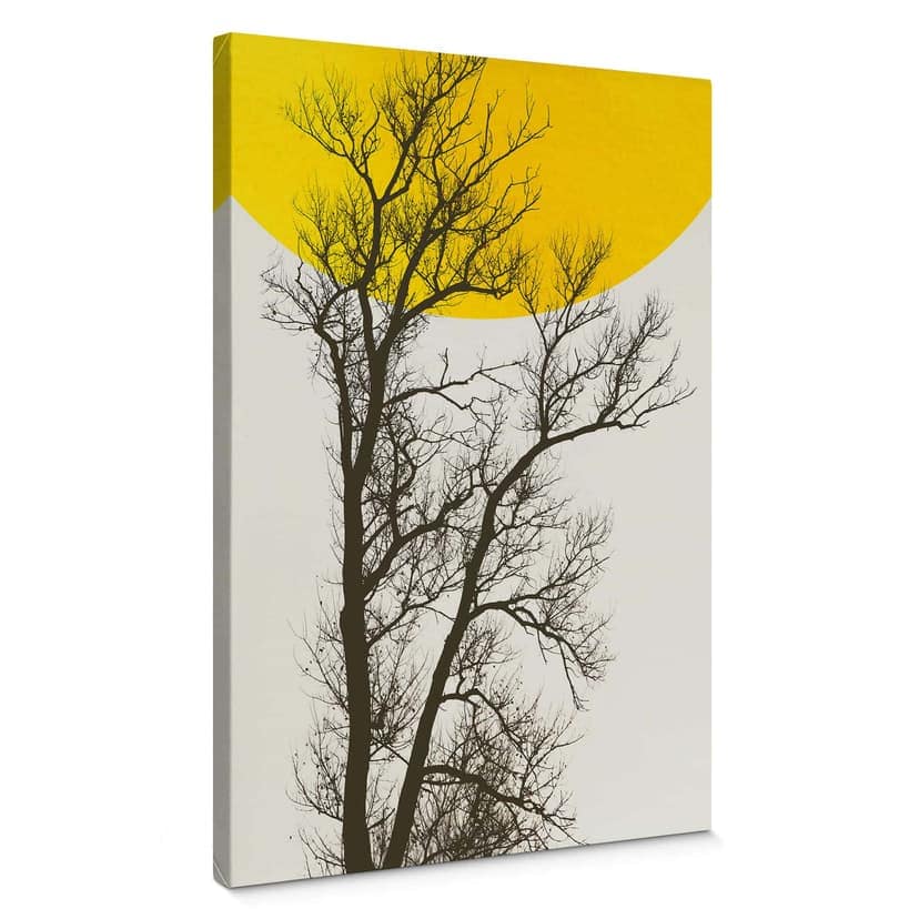 Stampa su tela Kubistika - Ricordi d'autunno