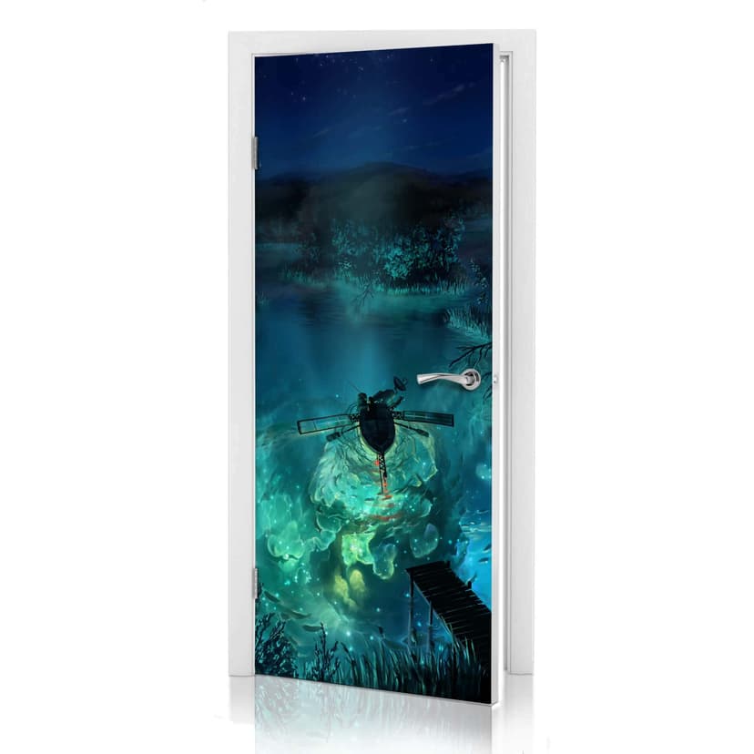 Adesivo per porta aerroscape - Sotto il mare