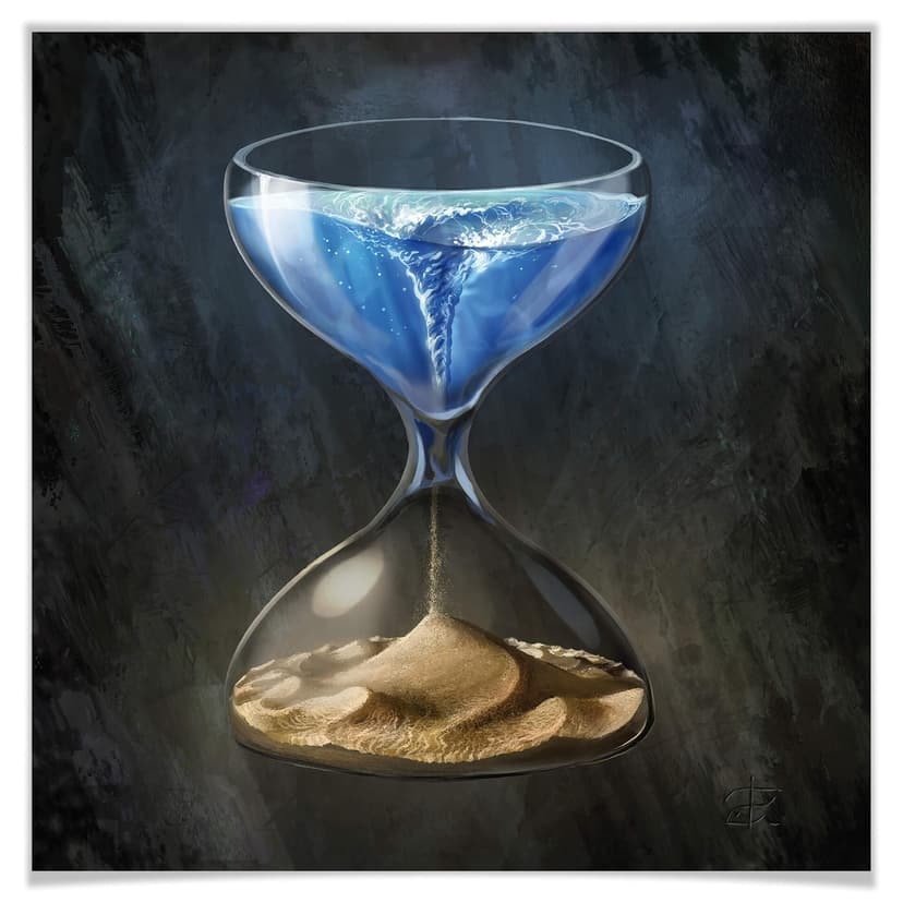 Poster aerroscape - Scorrere del tempo