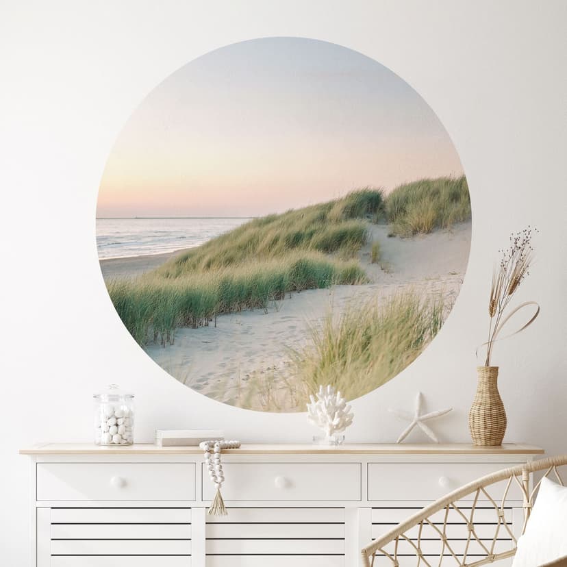 Adesivo murale Dune sulla costa olandese - Zwart