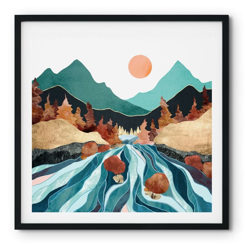 Poster Fiume di montagna - SpaceFrog Designs