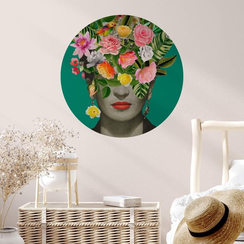 Adesivo murale Frida Floral Studio - Frida Floral - Rotondo