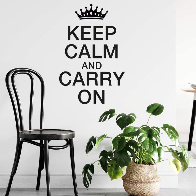 Adesivo murale - Keep Calm and Carry On