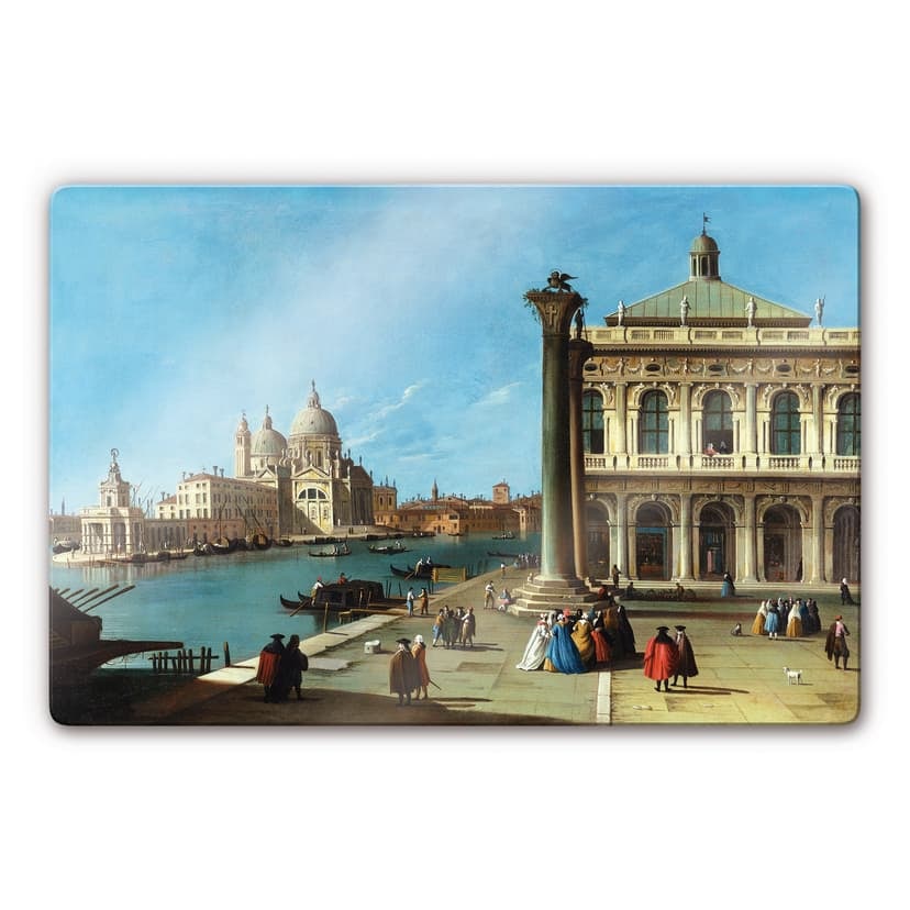Stampa su vetro - Canaletto - L'ingresso al canal grande