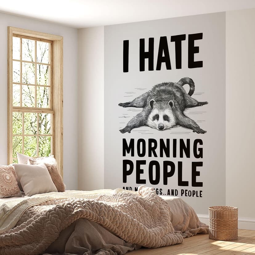 Fotomurale I hate morning people - Magnusson