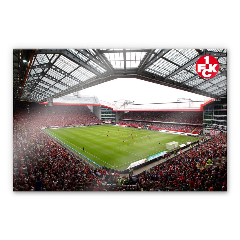 Stampa su vetro acrilico 1. FC Kaiserslautern - Vista interna dello stadio