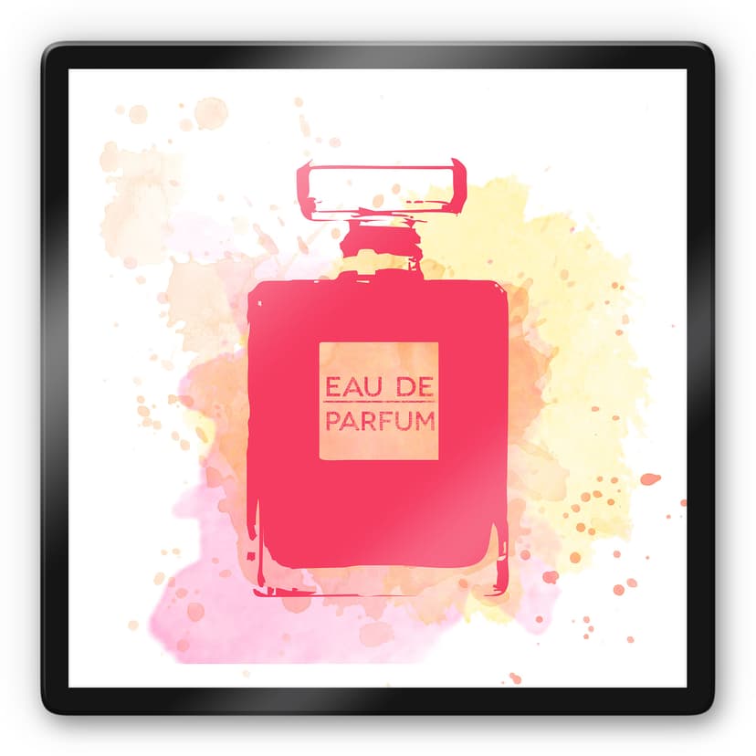 Eau de Parfum - acquarello in rosa