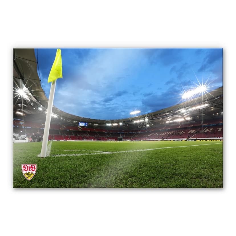 Stampa su vetro acrilico in vetro VfB Stuttgart Arena Night