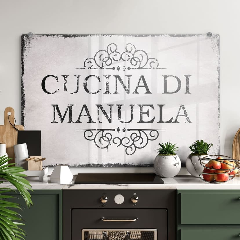 Praschizzi Shabby chic+ Testo desiderato