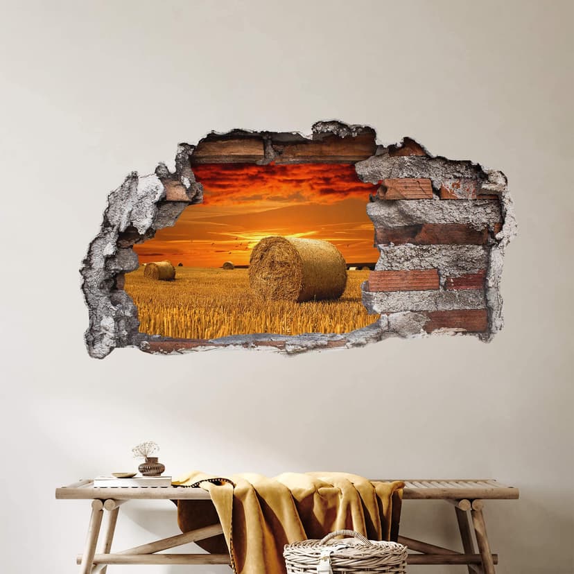 Adesivo 3D – Palle di fieno