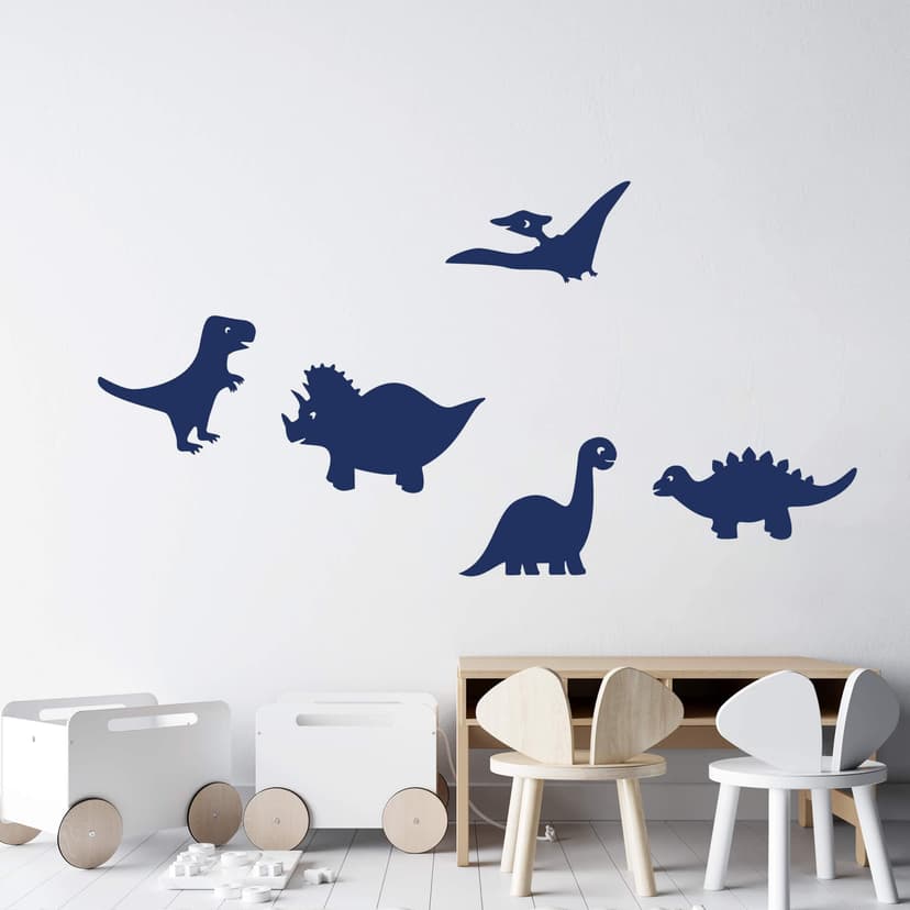 Adesivo murale set di dinosauri (5 pezzi)