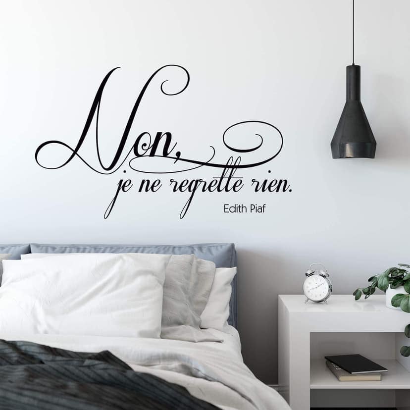 Adesivo murale - Non, je ne regrette rien 1
