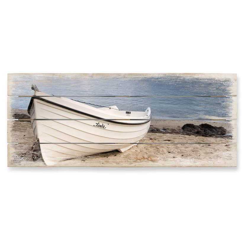 Stampa su legno - Spiaggia idilliaca - panoramica
