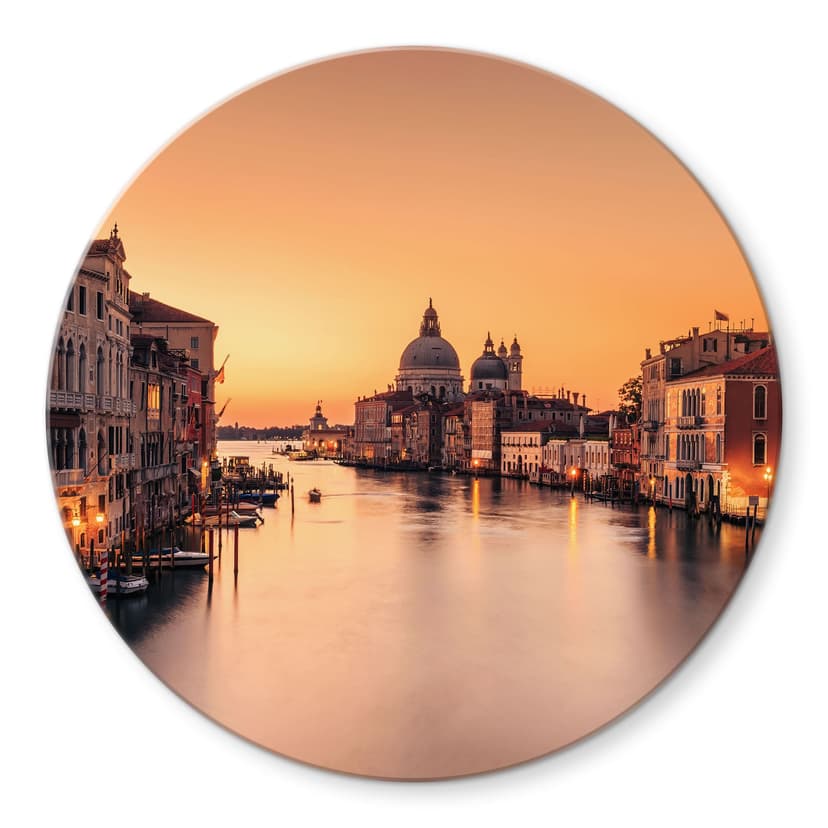 Stampa su vetro Tramonto a Venezia - Zhang