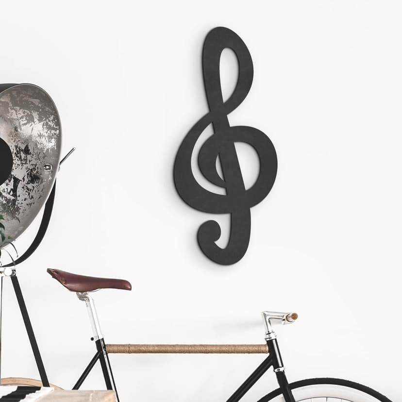 Decoro MDF - Chiave di violino