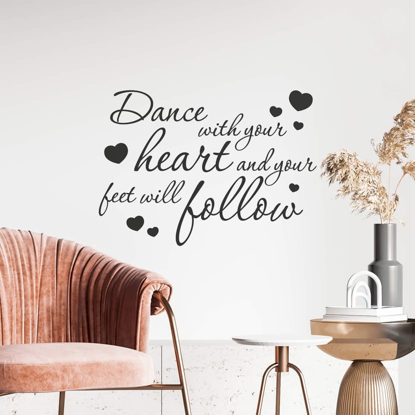 Adesivo murale - Dance with your heart...