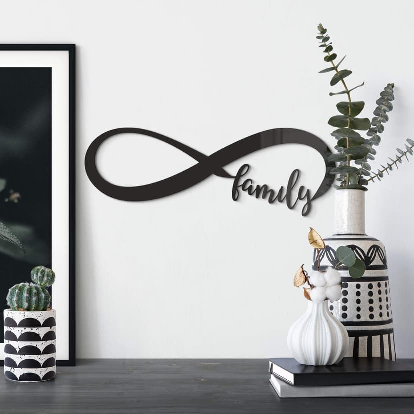 Decorazioni in acrilico - Famiglia per sempre